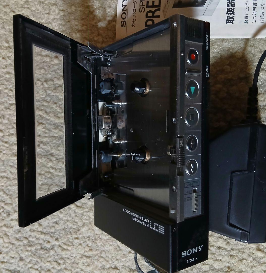 昭和レトロ　SONYカセットコーダーTC-1000/1000B &　TCM-7