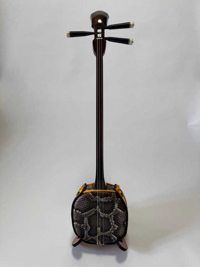 三線 蛇皮 与那城型 ハードケースセット