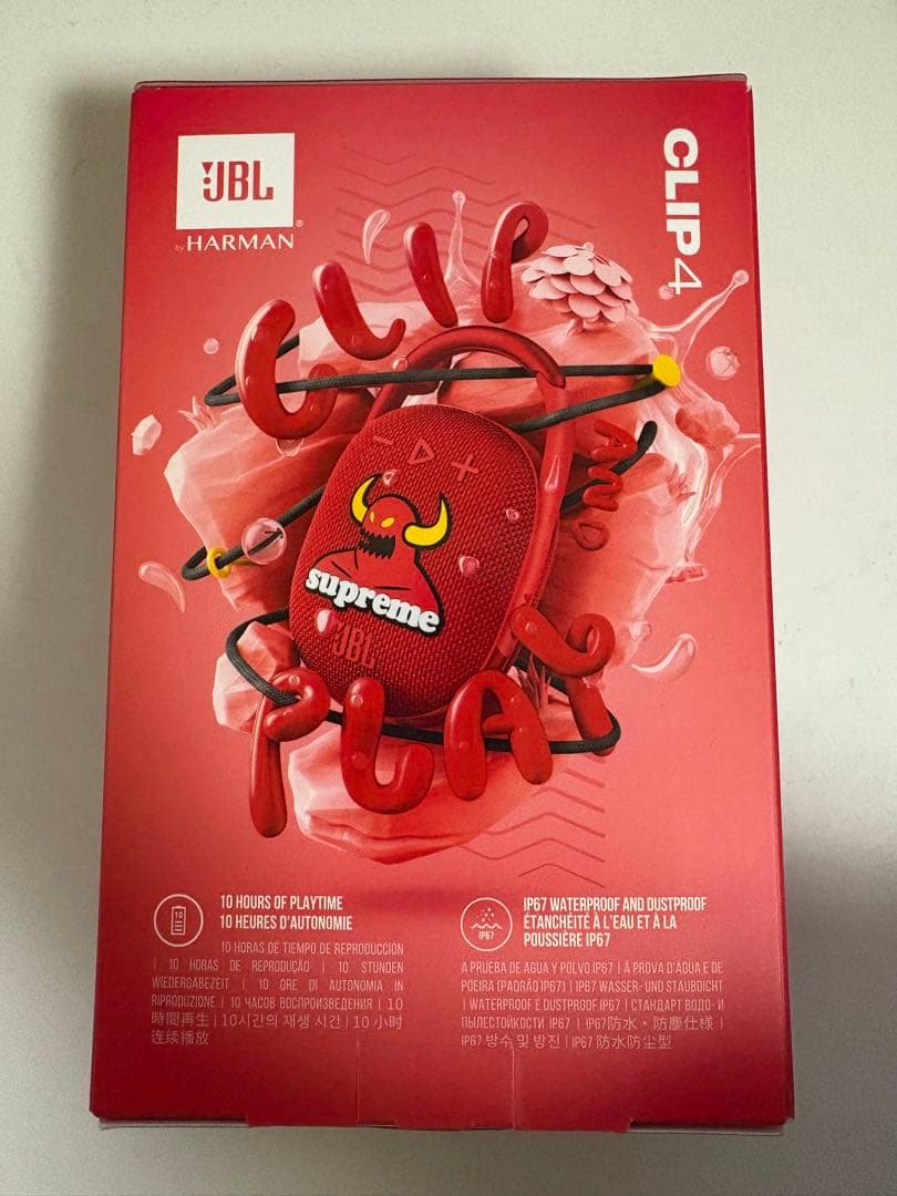 ミ*ー様 supreme JBL Clip 4 レッド