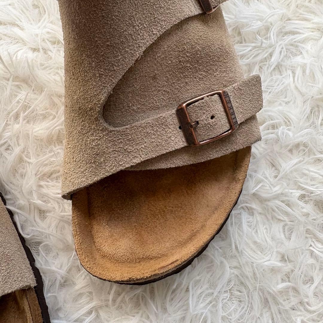 【26.0cm】ビルケンシュトック　チューリッヒ　カーキ　スウェード