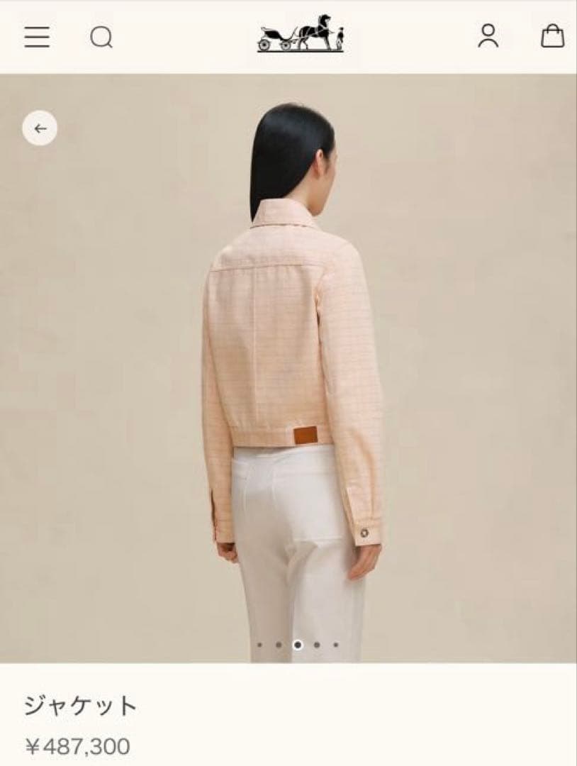 エルメス34デニムジャケット