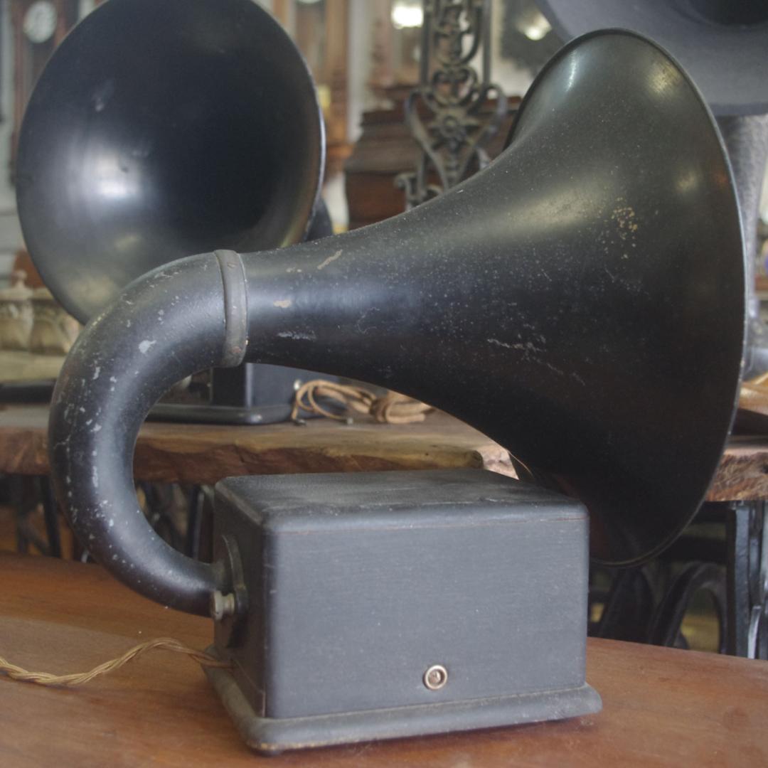 ヴィンテージ ホーンスピーカー 米国 DICTOGRAPH製 ラジオ SP-01