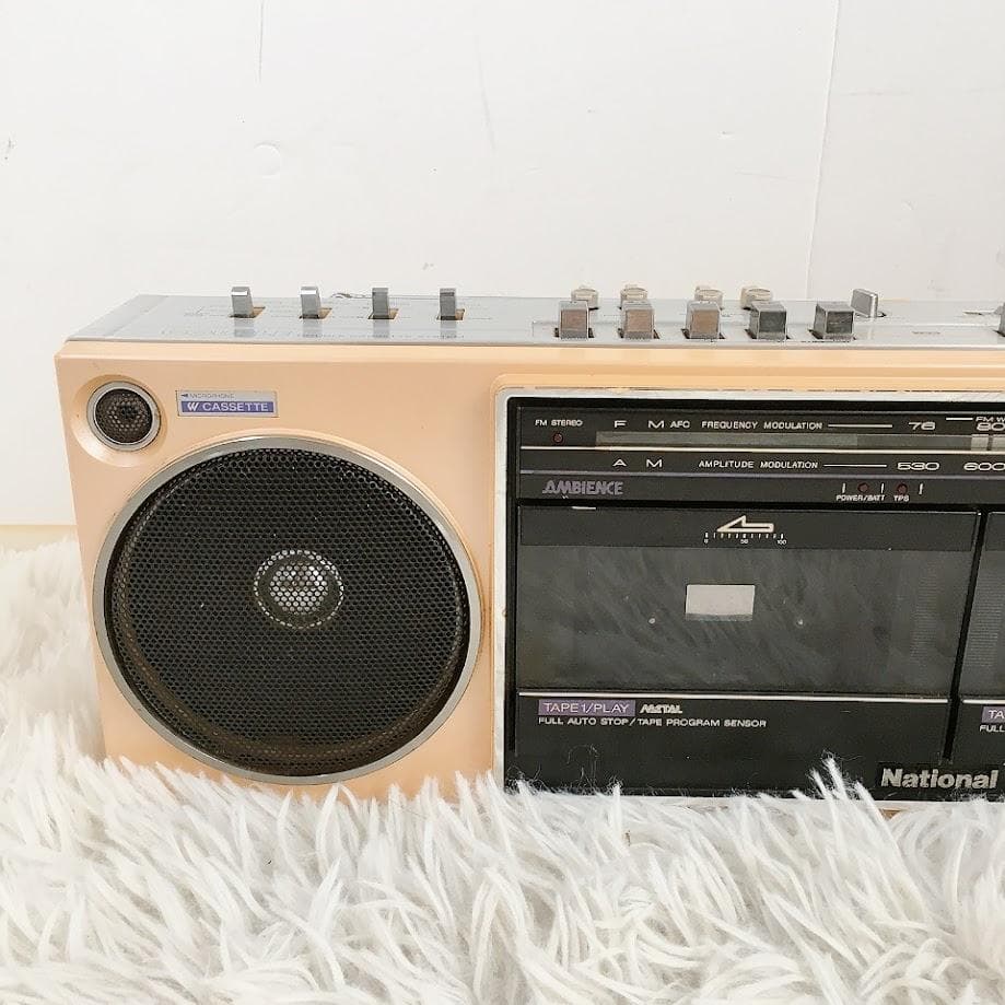 National RX-D30 ダブルラジカセ 当時物 昭和レトロ