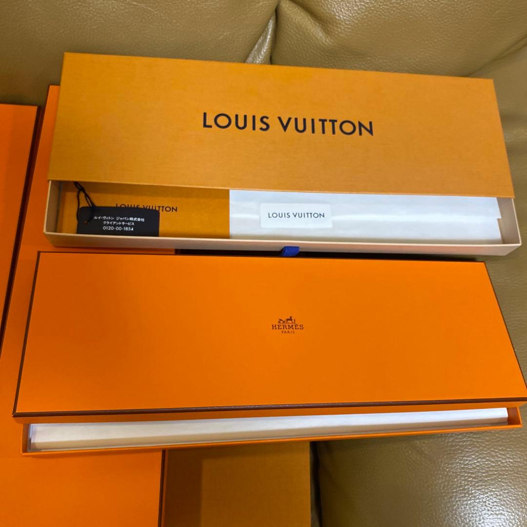 エルメスHERMES ルイヴィトン　ネクタイ 空箱紙袋 21点セット