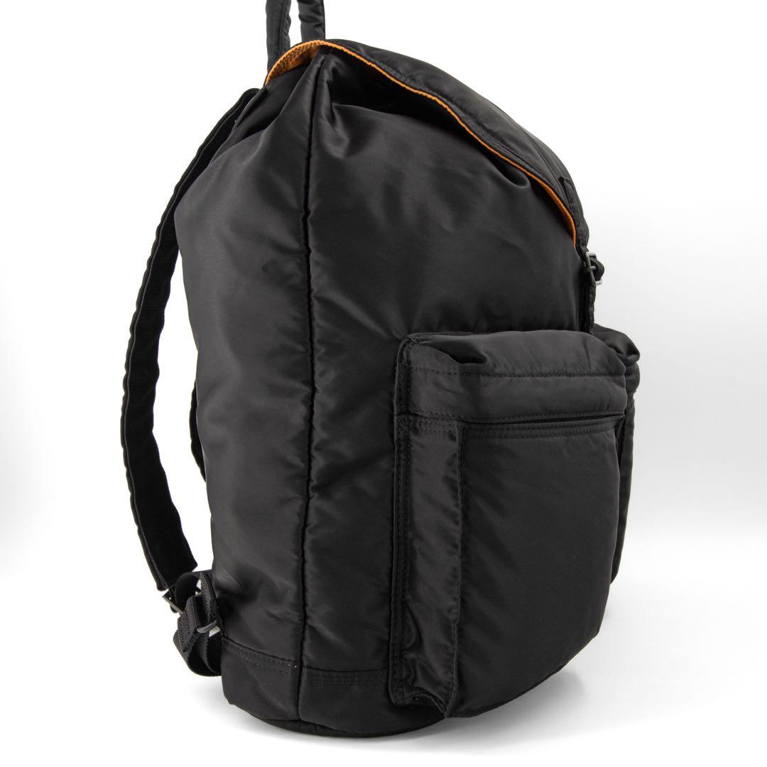 A028【美品】ポーター／タンカー　リュック　デイパック　バックパック　ブラック