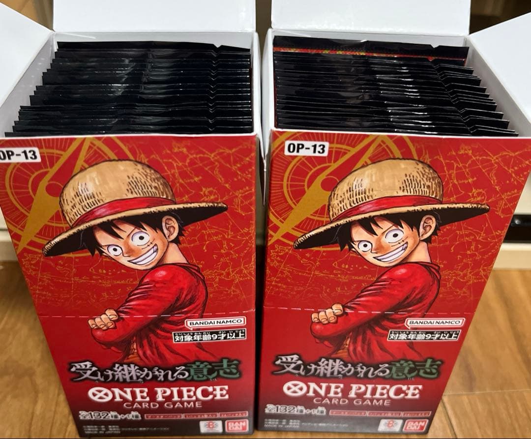 受け継がれる意志　未開封　サーチ済みパック　40P ワンピースカードゲーム