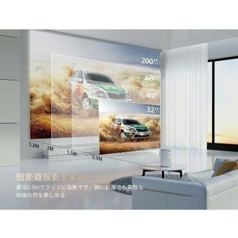 iFANR プロジェクター 小型 Bluetooth WiFi ホームシアター