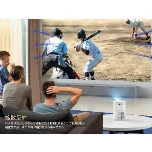 iFANR プロジェクター 小型 Bluetooth WiFi ホームシアター