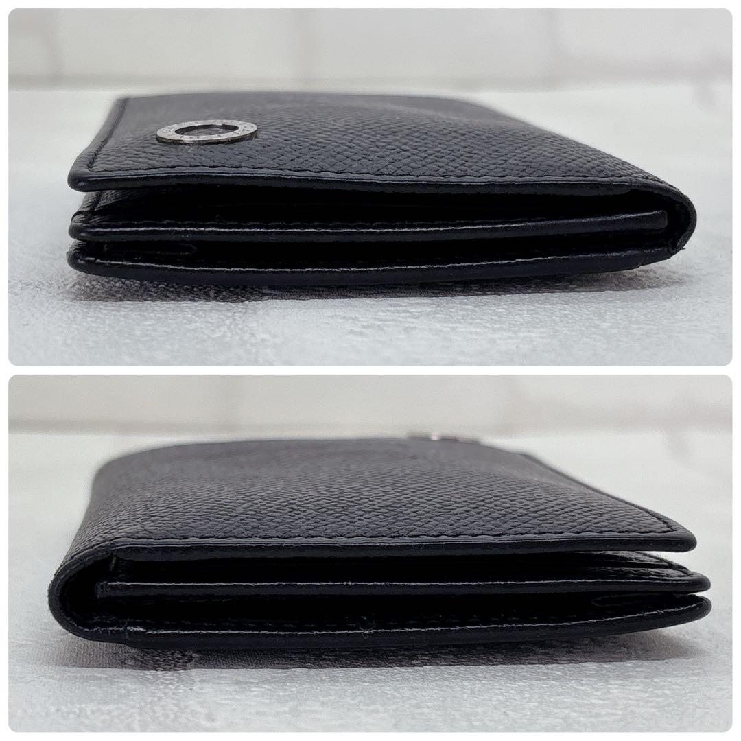 美品✨ブルガリ 名刺入れ カードケース ブルガリマン サークルロゴ 黒