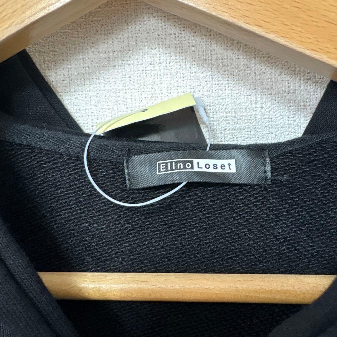 Ellno Loset 狐独 狐刺繍ビックジップフーディー