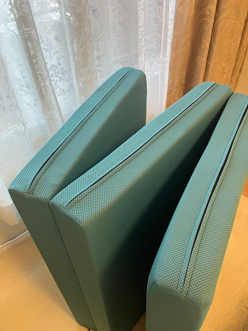 【保証書付】マニフレックス　メッシュウイング　三つ折りシングルマットレス　高反発