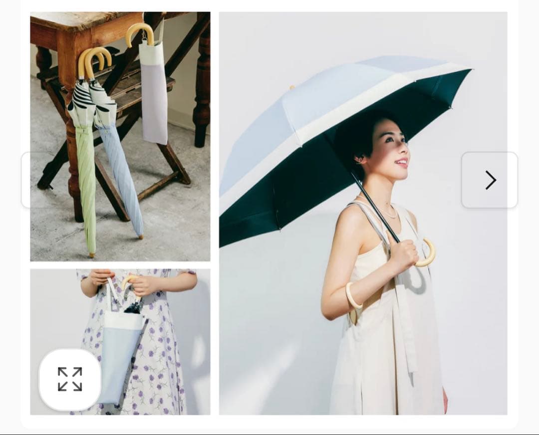 【ディズニーラブ様】COKAGE+ 木手元 55cm 2WAY スノーグレー