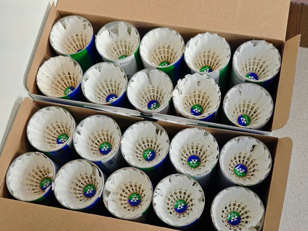 中古ヨネックスバドミントンシャトル260球