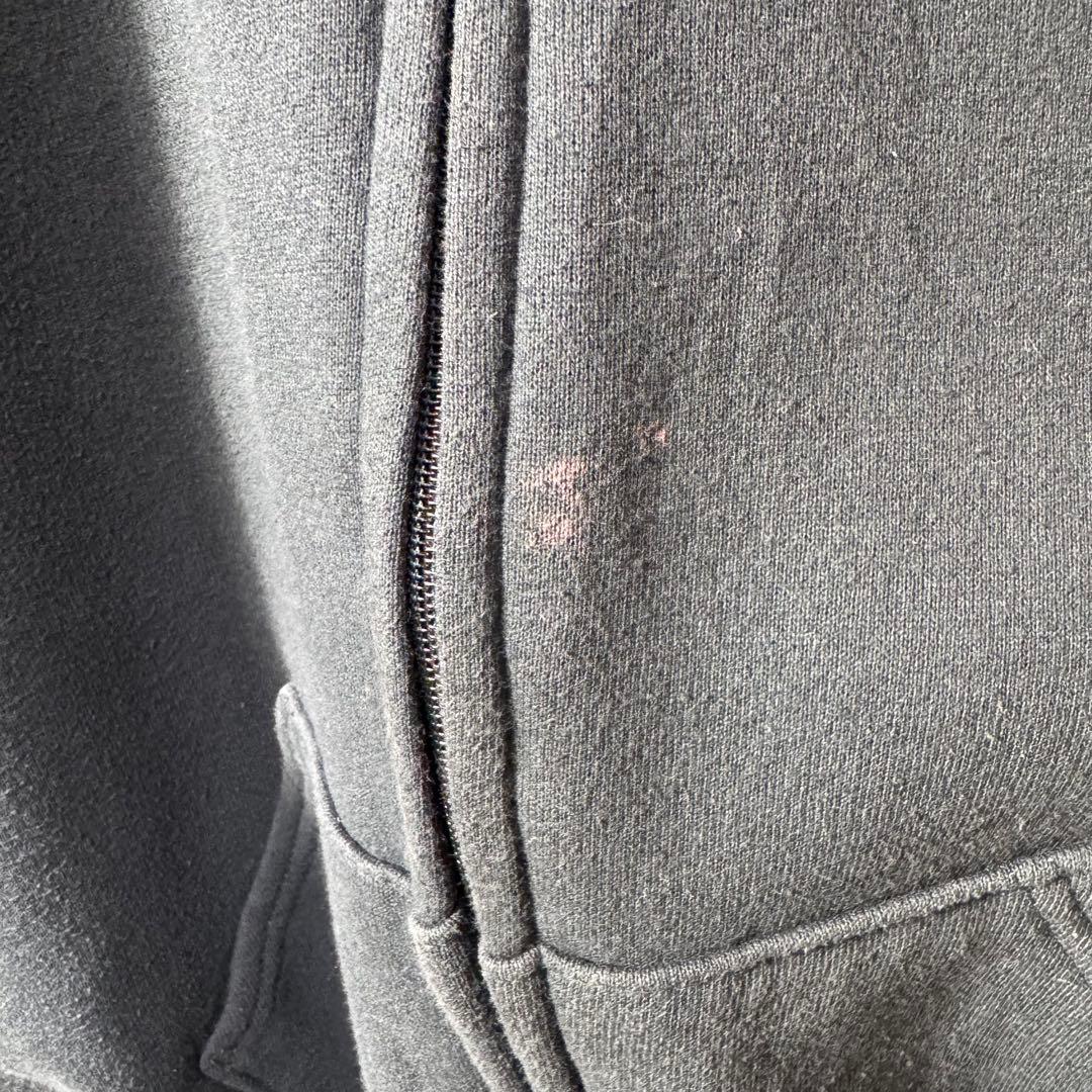 H*U様 激レア 90s USA製 RUSSELL PLAIN 無地 フルジップ