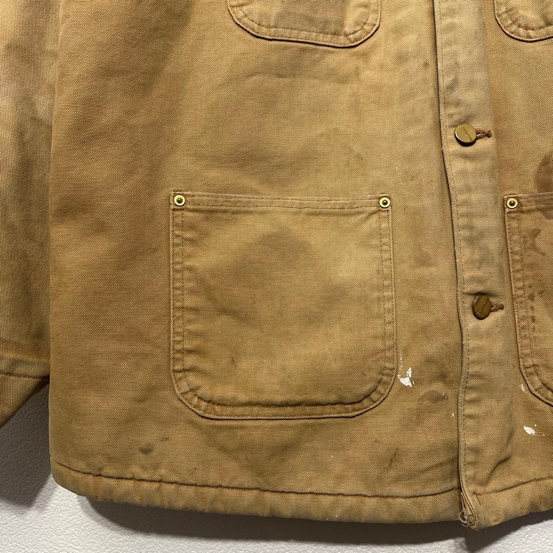 き*き様 Carhartt C01 BRN ミシガン チョアコート ダック ジャ