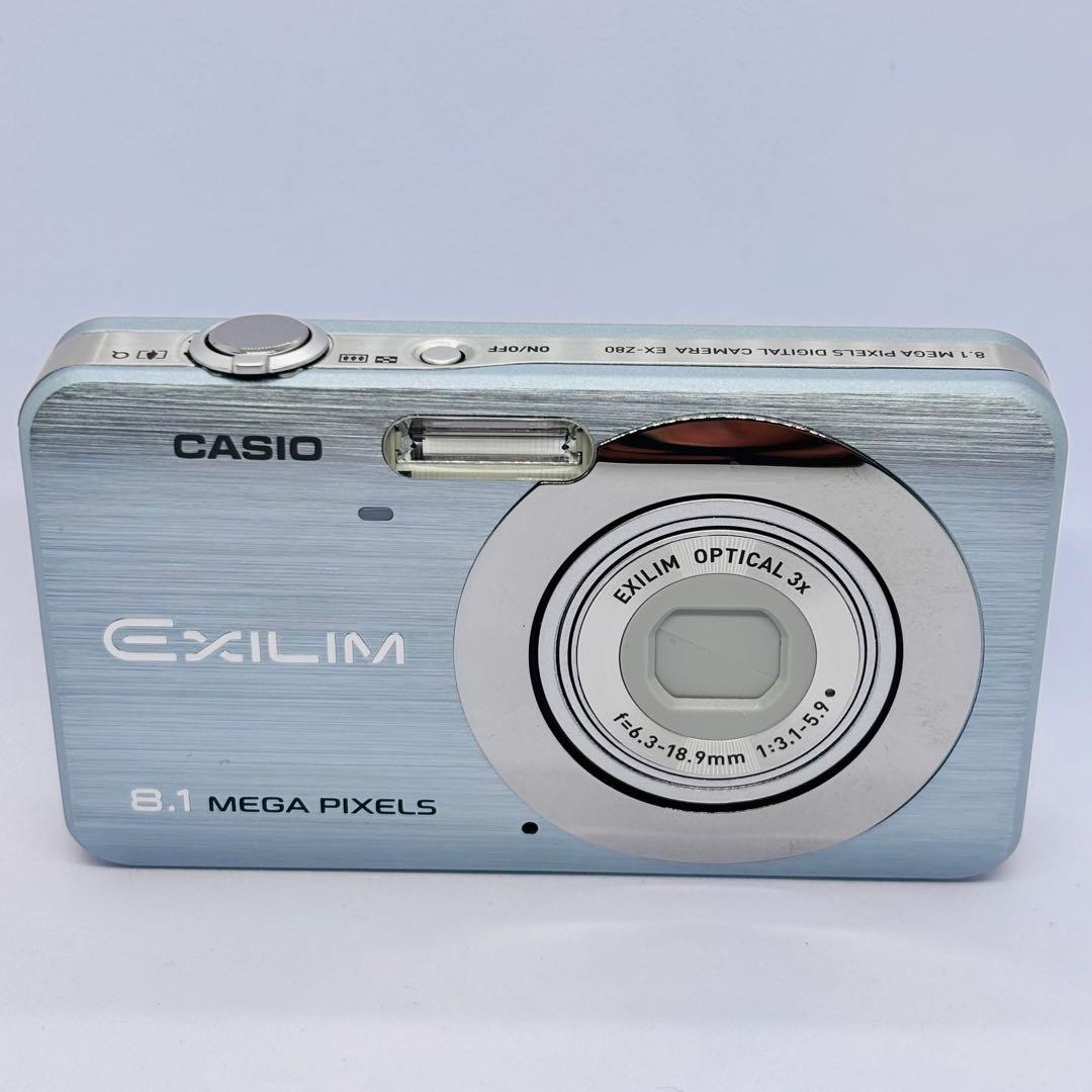 CASIO カシオ EXILIM EX-Z80 ブルーシルバー デジカメ