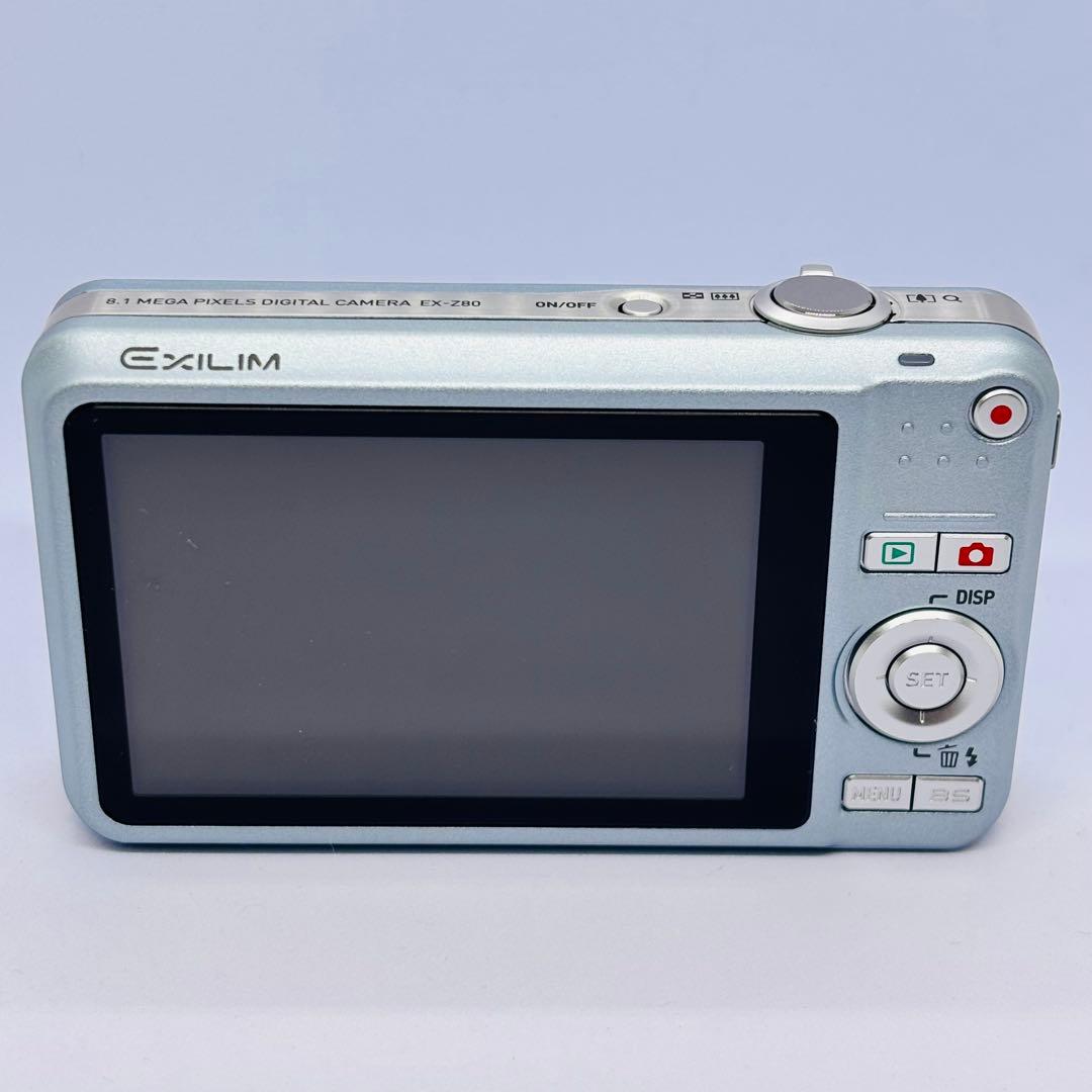 CASIO カシオ EXILIM EX-Z80 ブルーシルバー デジカメ