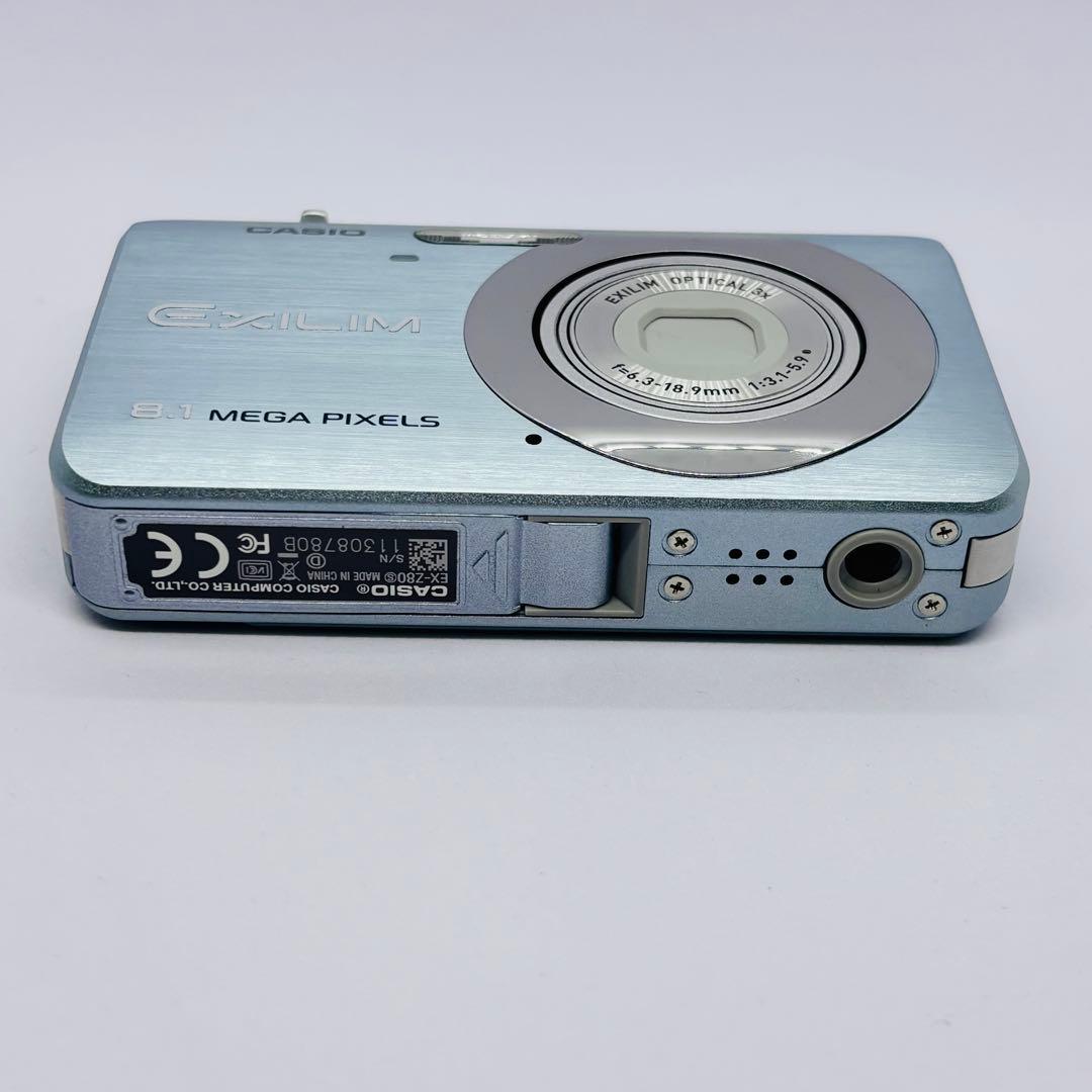 CASIO カシオ EXILIM EX-Z80 ブルーシルバー デジカメ