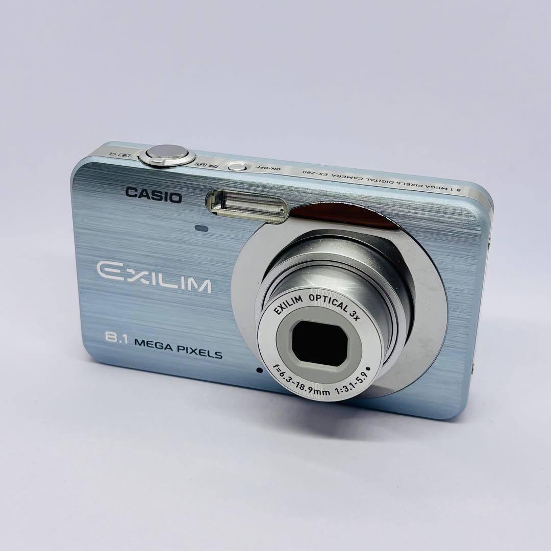 CASIO カシオ EXILIM EX-Z80 ブルーシルバー デジカメ