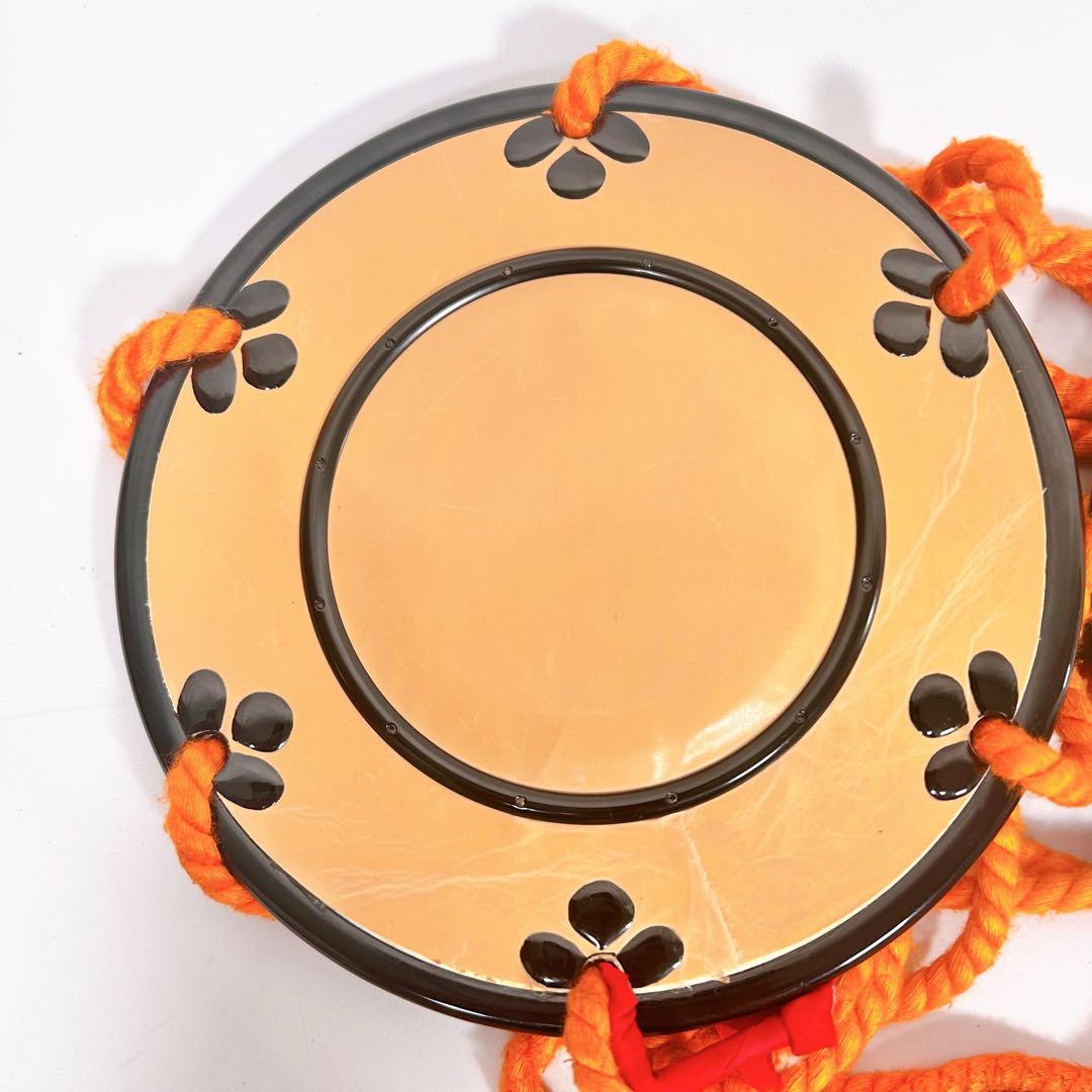 【希少】大倉流　小鼓　小鼓締緒　能　歌舞伎　狂言　伝統芸能　ハードケース付