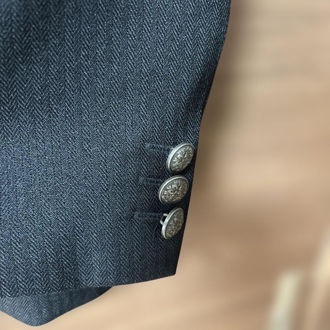 美品　JFA サムライブルー　スーツ　SAMURAI BLUE 160B　卒業式