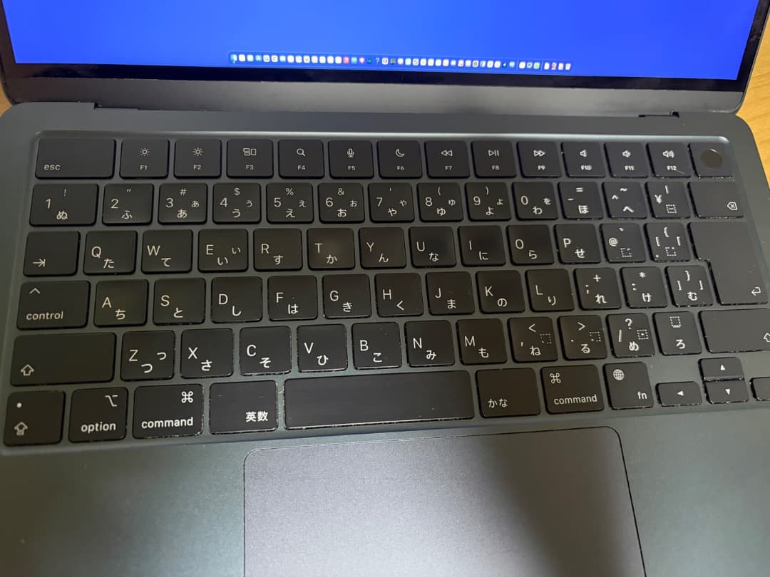 (キーボードバックライト不良) MacBook Air M2 2022