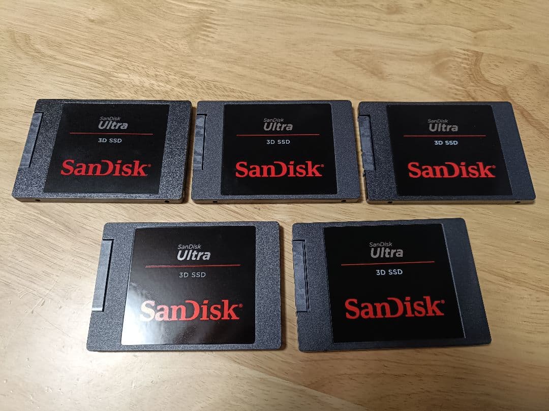 SanDisk Ultra 3D SSD 5個セット
