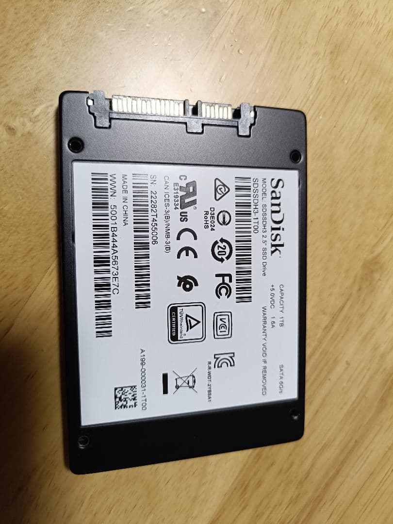 SanDisk Ultra 3D SSD 5個セット