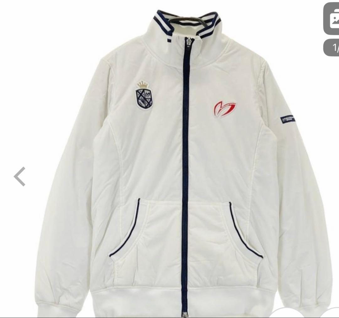 マスターバニー　ブルゾン　ホワイト　中綿　ジャケット　ダウン　白　裏地付き