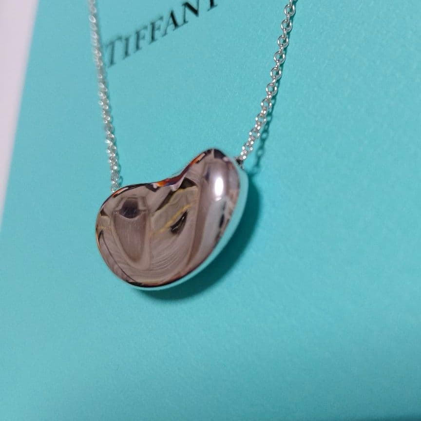 TIFFANY ティファニー ビーンネックレス シルバー