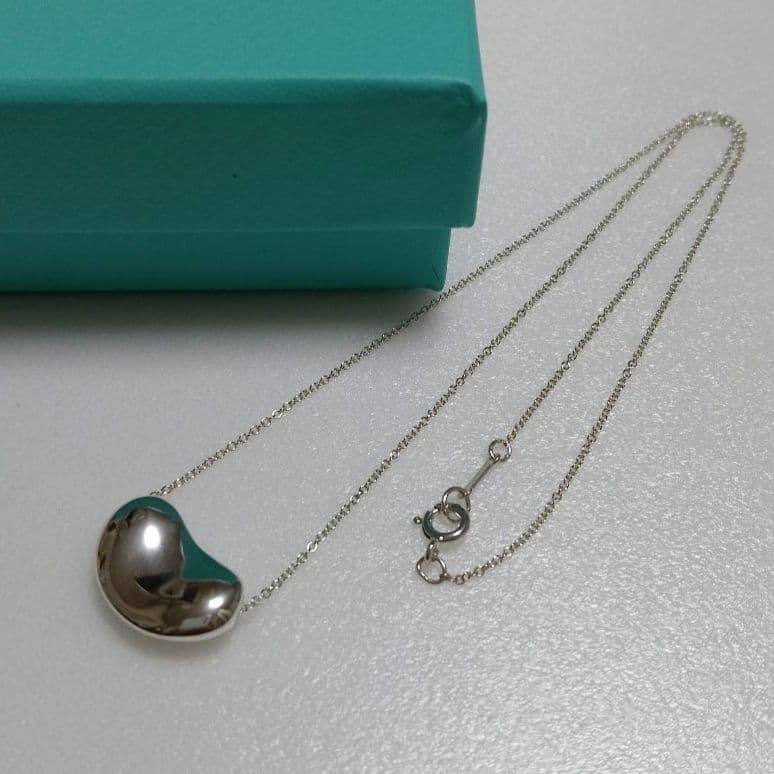 TIFFANY ティファニー ビーンネックレス シルバー