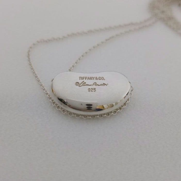 TIFFANY ティファニー ビーンネックレス シルバー