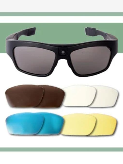 【手ぶらで録画】進化版カメラ内蔵サングラス ツーリング スポーツ観戦等に