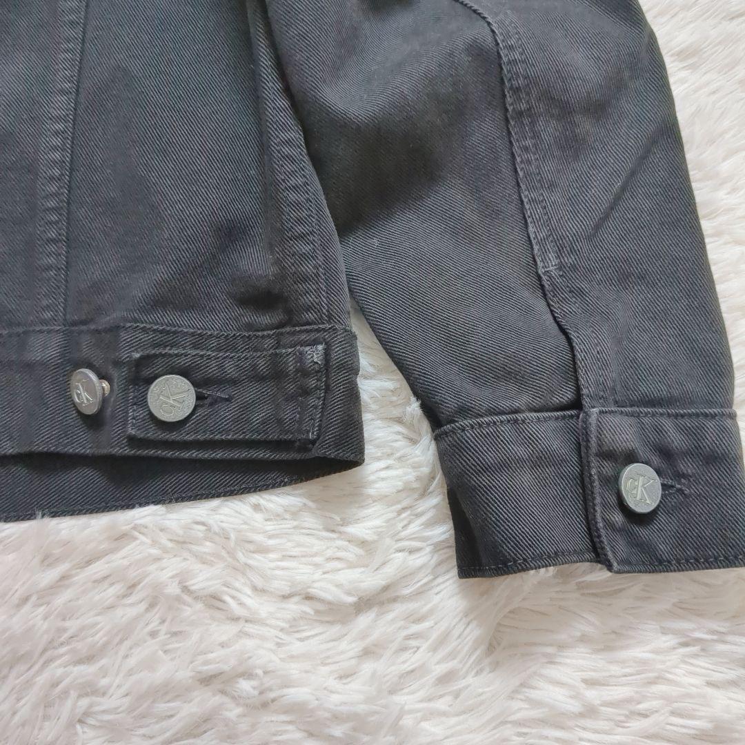 カルバンクライン ブラックデニムジャケット USA製  