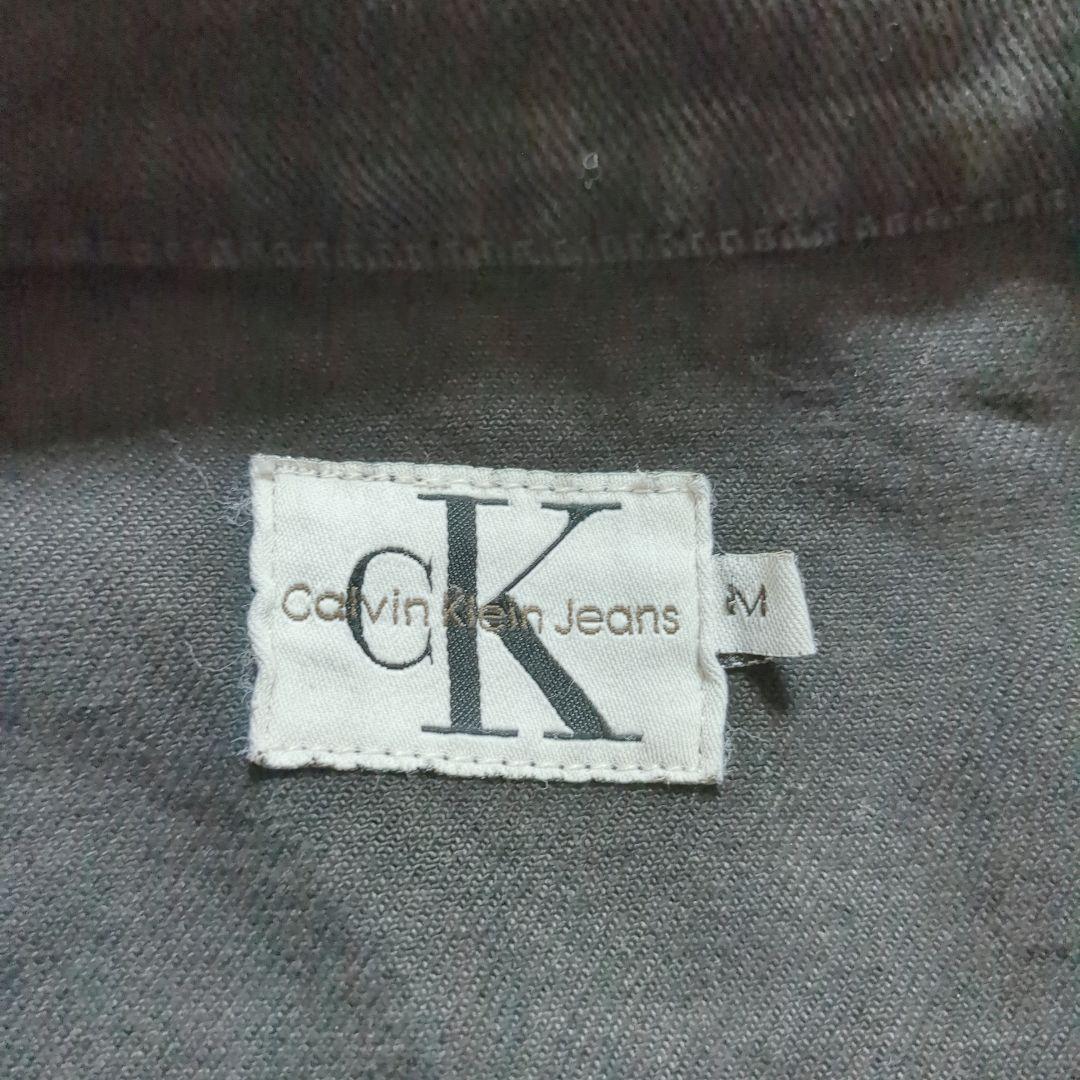 カルバンクライン ブラックデニムジャケット USA製  