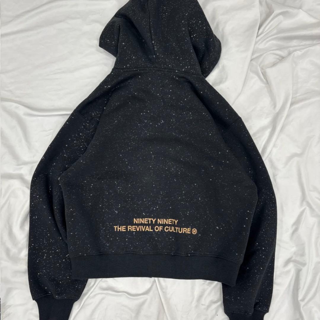 9090 OG Logo Glitter Zip Hoodie パーカー