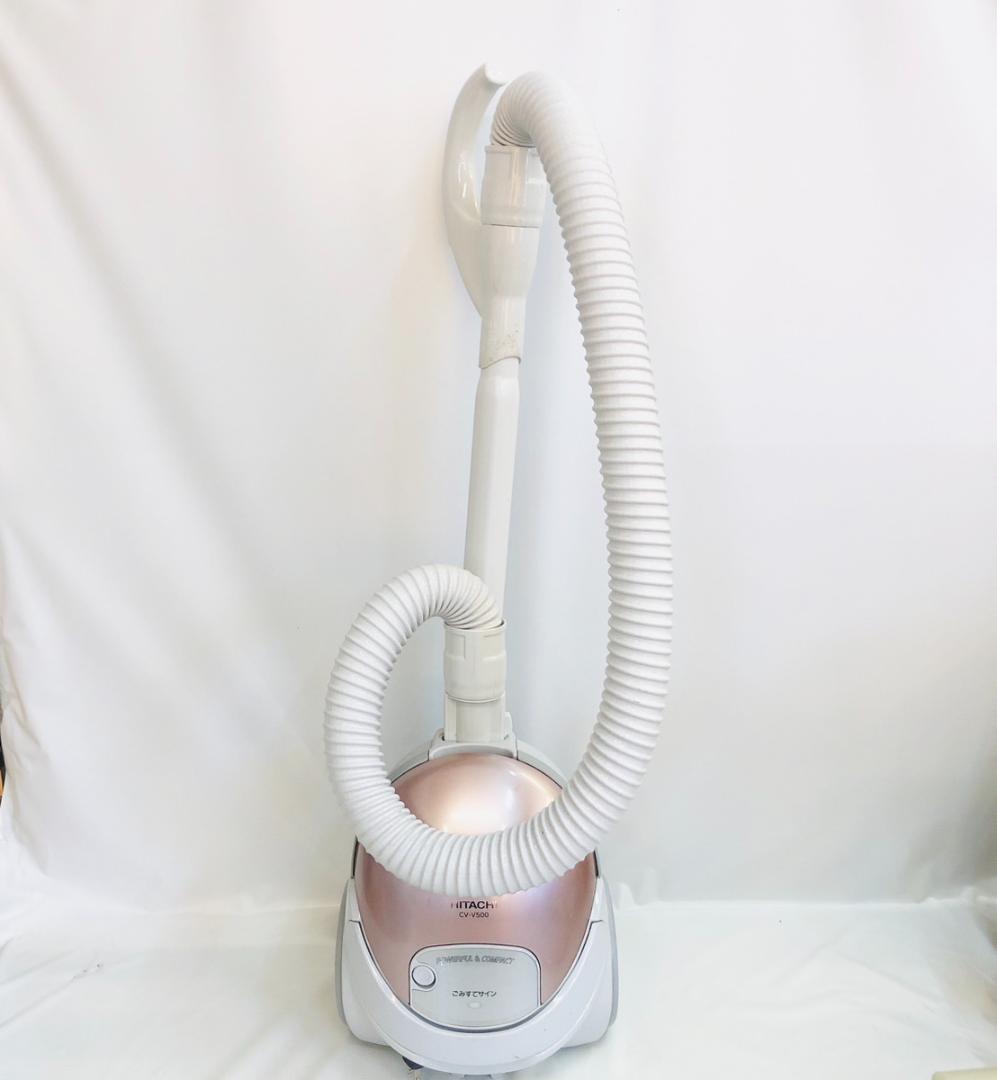 日立　2021年製　掃除機　横型　HITACHI　ピンクゴールド系　「6358」