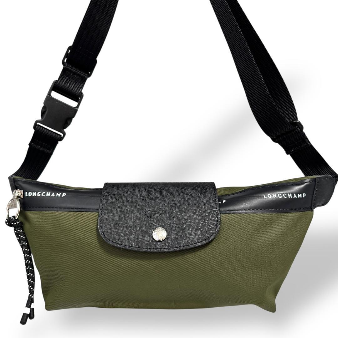 美品　ロンシャン　ルプリアージュ　エナジー　M　ベルトバッグ　ショルダーバッグ