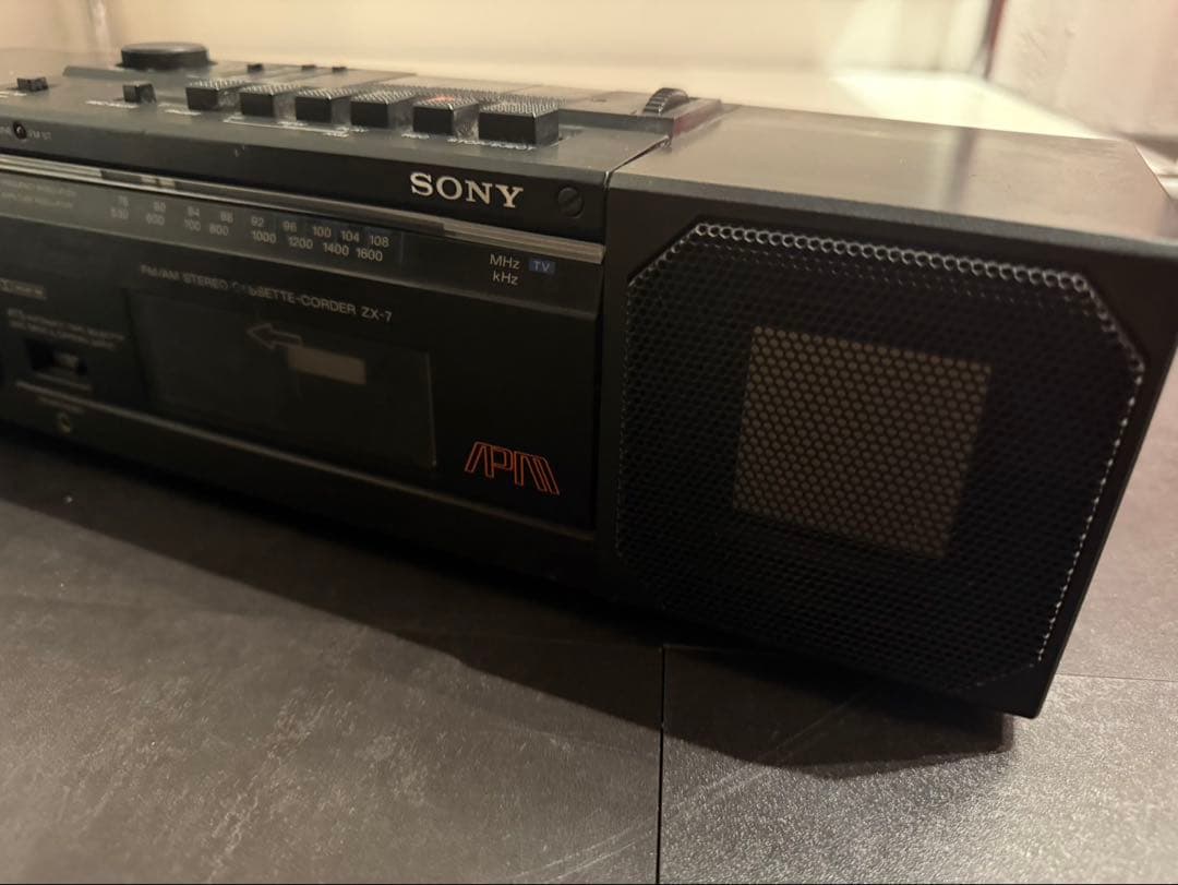 希少 SONY ZXー7 AM FM ステレオカセットレコーダー
