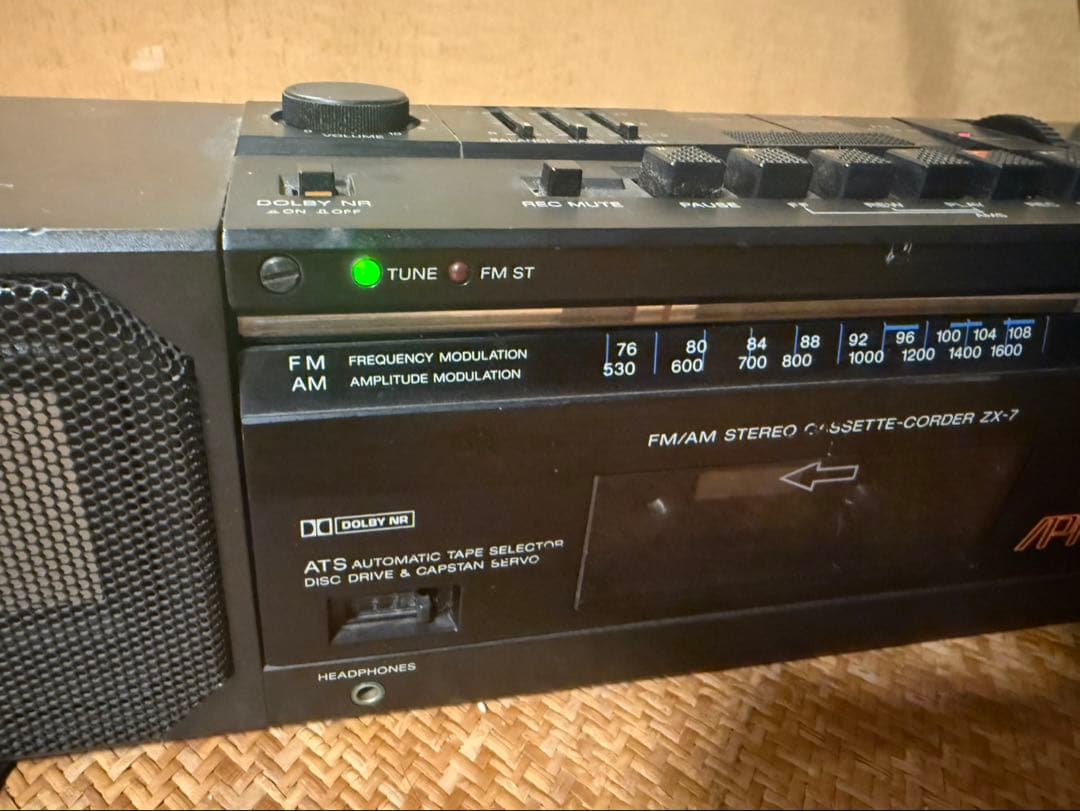 希少 SONY ZXー7 AM FM ステレオカセットレコーダー
