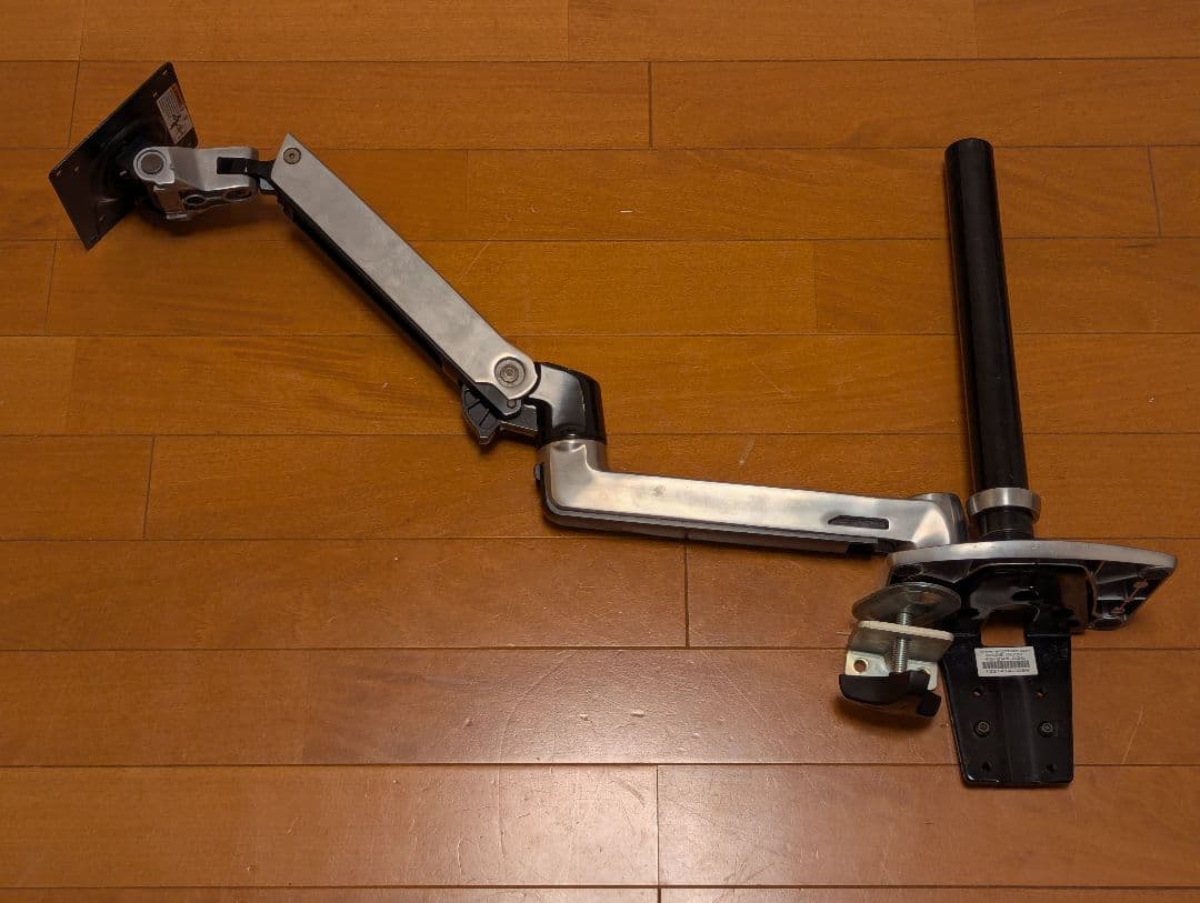 ERGOTRON エルゴトロン LX デスクマウントアーム 長身ポール シルバー