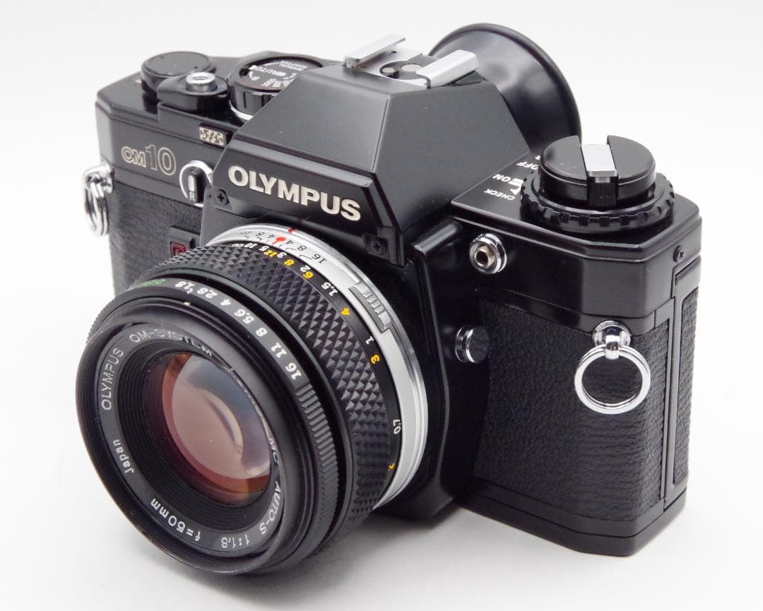 オリンパス om-10 ブラックボディ om-systen 50mm f1.8