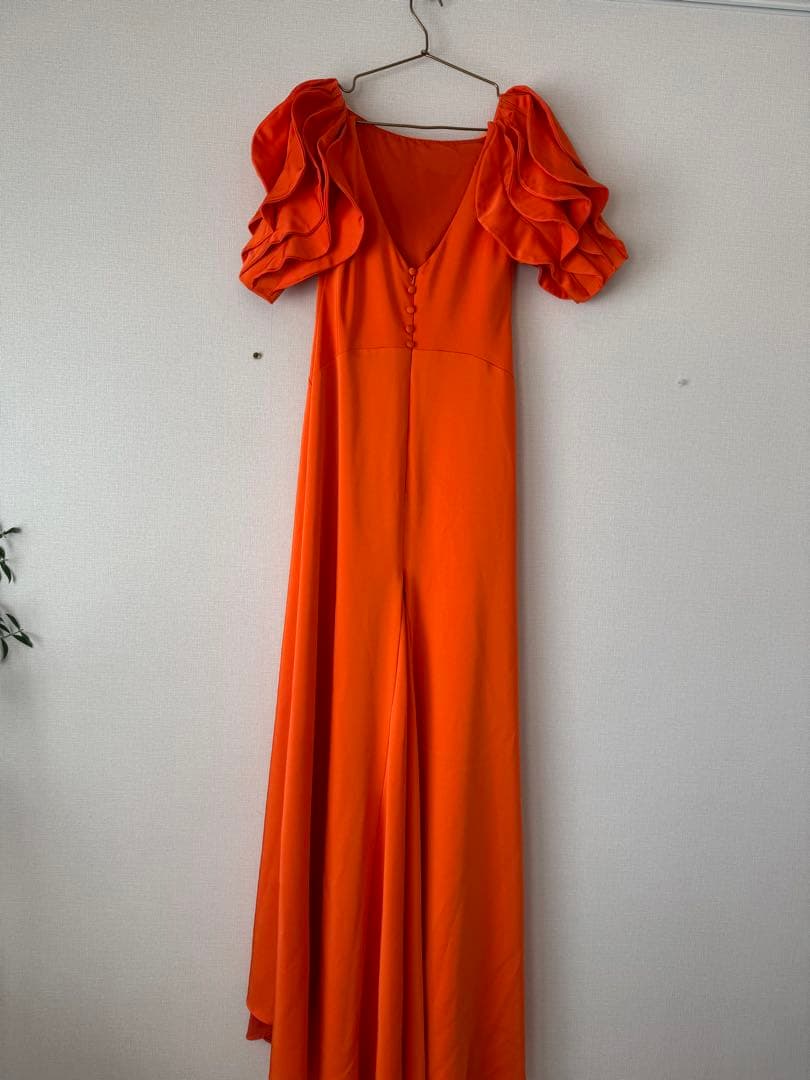 【美品】アーバンブランシュ カラードレス オレンジCD17