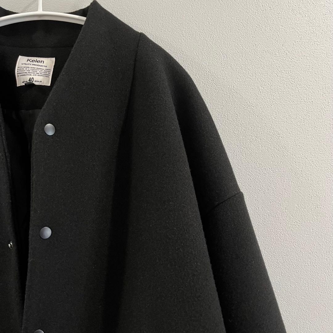 KELEN NO COLLAR EGG JACKET 40 エッグジャケット