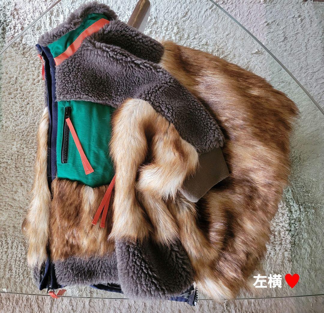 sacai 新品 Faux Shearling Faux Fur Blouson