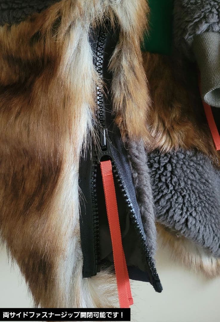 sacai 新品 Faux Shearling Faux Fur Blouson