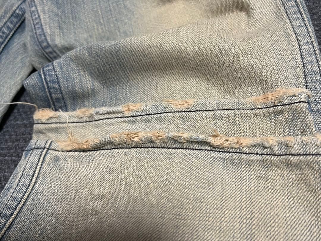 ナンバーナイン　ジョージ期　泥加工デニム　サイズ0×30 グランジ