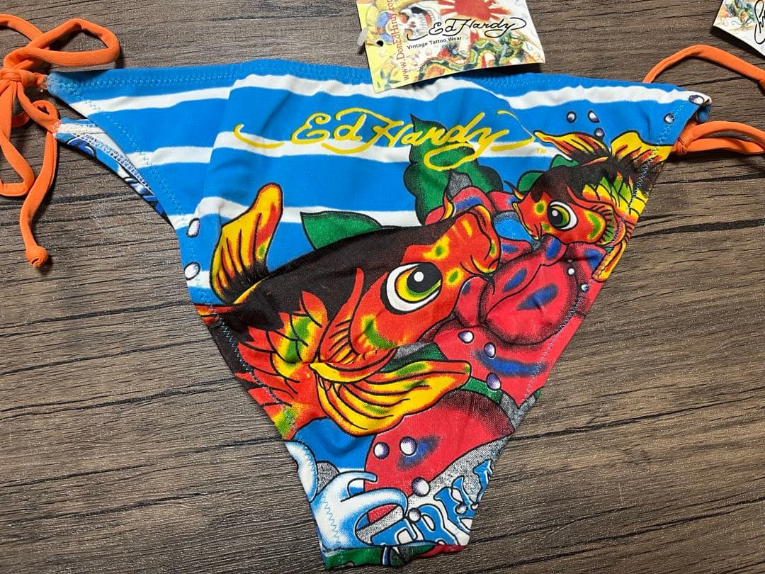 ビキニ　エドハーディー　ラインストーン　水着 レア 希少 XL y2k
