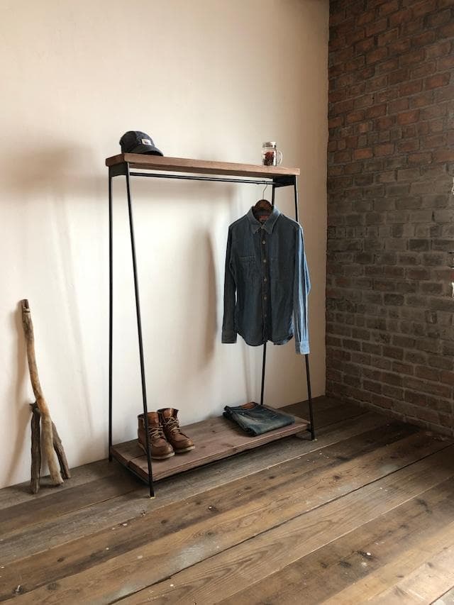 貴重　数量限定　MH4-NS　ハンガーラック　インダストリアル　古材