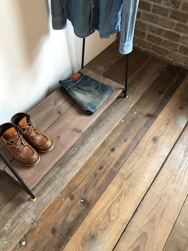 貴重　数量限定　MH4-NS　ハンガーラック　インダストリアル　古材